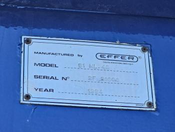 X 5240 TS 10x4 / EFFER 108-5S CRANE / KRAN